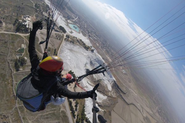 Vuelo en parapente por Pamukkale